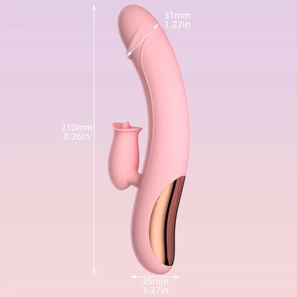 Vibratore punto g, stimolatore clitorideo e dildo impermeabile_voghion.com