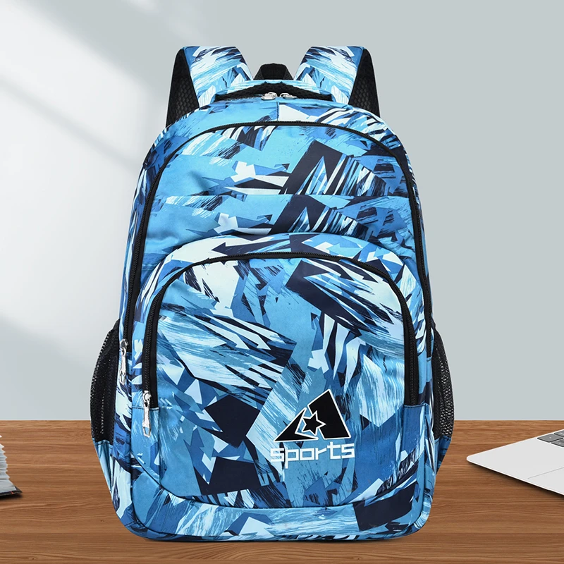 Large-capacity travel backpack, durable and wear-resistant, suitable for campus and commuting as a laptop backpack