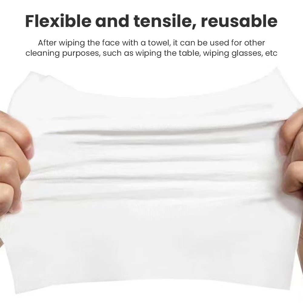 Compressed Towels 50/100pcs Travel Compressed Bag Suitable Sensitive Skin Cotton Cleansing Disposable Face Pack
