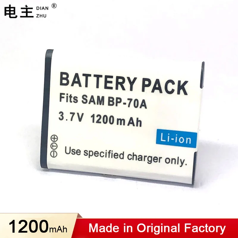 Bp-70A Bp70A Batteria Per Samsung Aq100 Pl80 Es70 Es80 Es90 Pl90 Pl100 Pl101 Pl120 Pl170 Pl200 Pl201 Sl50 Sl600 Sl605 Sl630