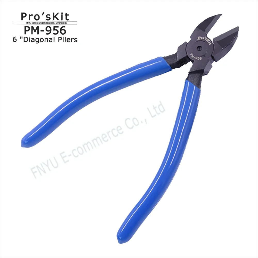 

Pro'sKit PM-956, Вольфрамовая сталь, 6 дюймов, прочные диагональные плоскогубцы, точные щипцы для резки кабеля, ручные диагональные плоскогубцы электрика