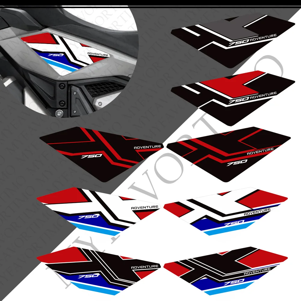 For Honda X-ADV XADV X ADV 750 Stickers Decals Protector Tank Pad Kit Knee Wheels Body Fender Shell Windshield 2021 - 2024