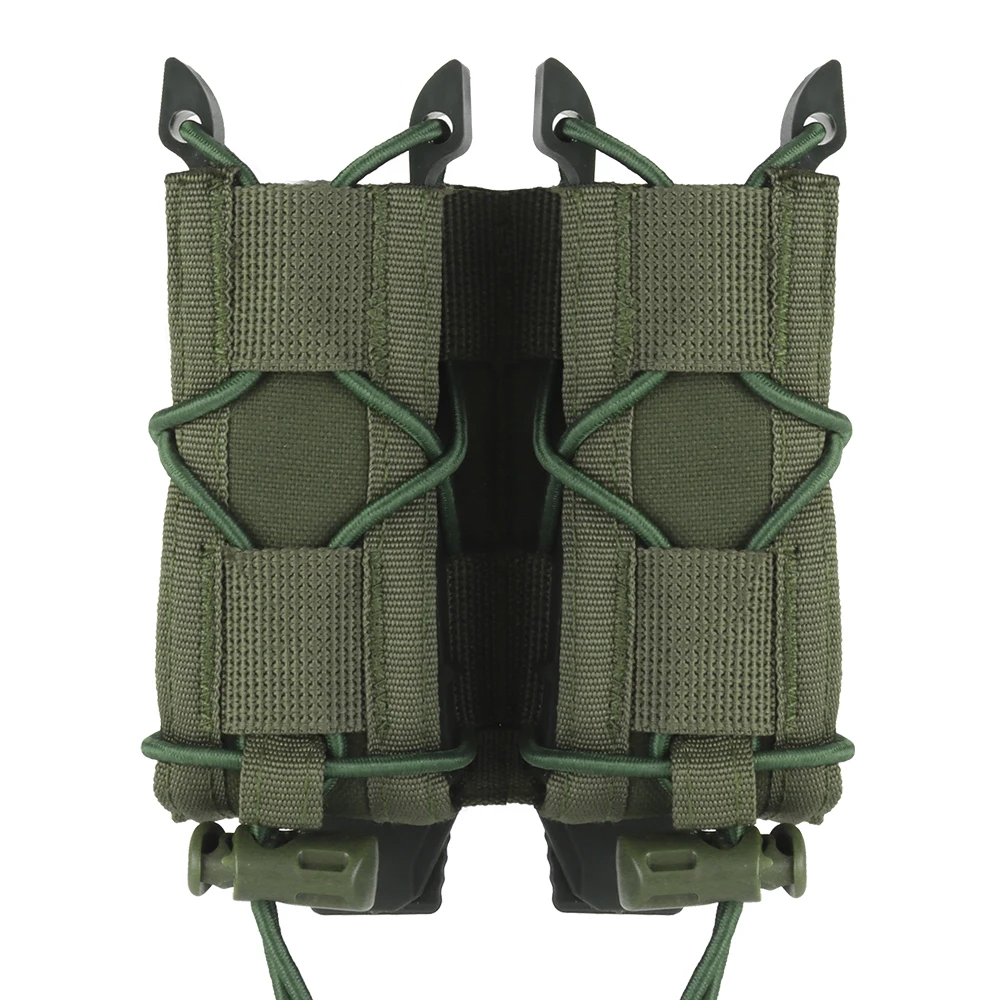 9mm Magazine Pouch Tactical Molle Triple Double-Layer Mag Pouches Universal Cartridge Holder For Hunting CS Vest magazine pouch ammo pouch molle pouch ammunition bag