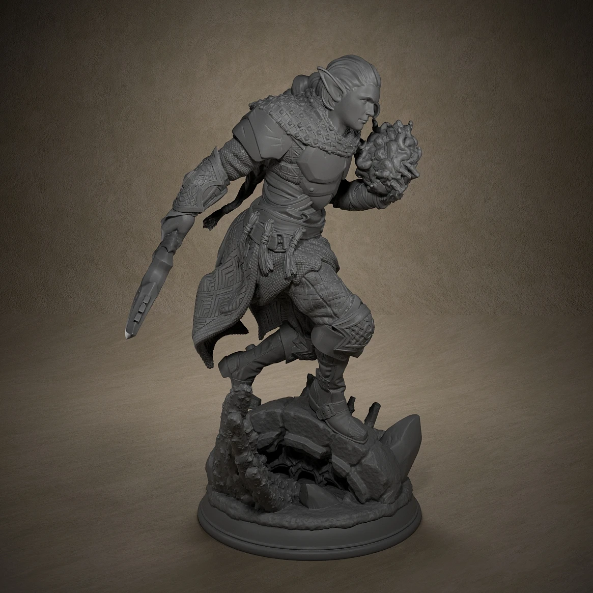 Cordon Blades Miniature Models Dungeons and Dragons 3D Printing Resin Unpainted Tabletop Miniatures Suitable for Pathfinder 3