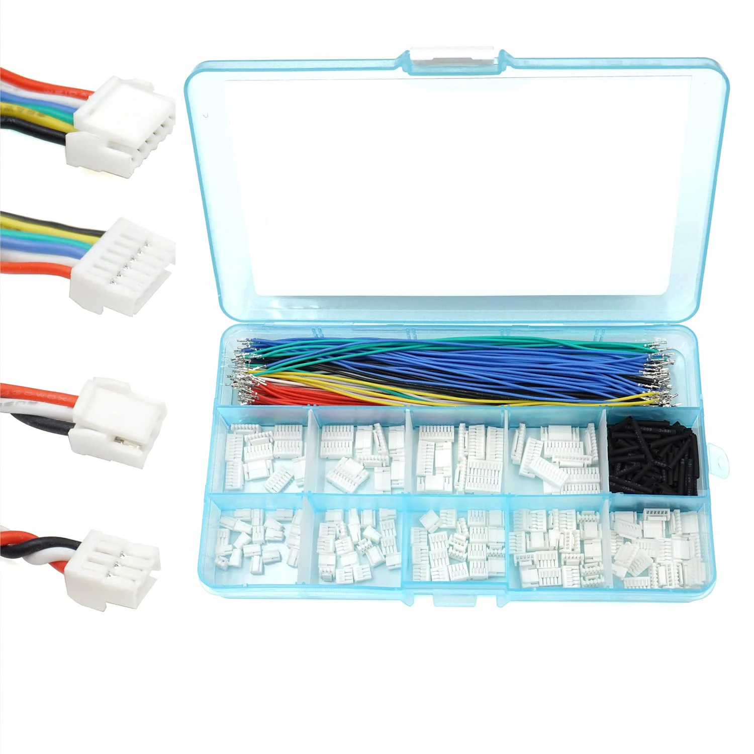 Enhanced Multi-Pin Connector Housing Kit with Pre-Crimped Cable Wires