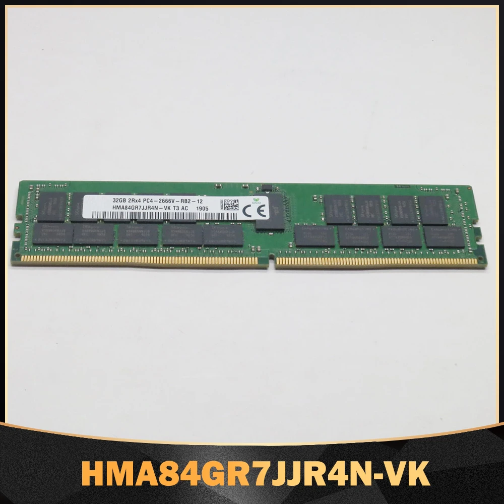 

1PCS RAM 32G 32GB 2RX4 PC4-2666V DDR4 ECC REG For SK Hynix Memory HMA84GR7JJR4N-VK