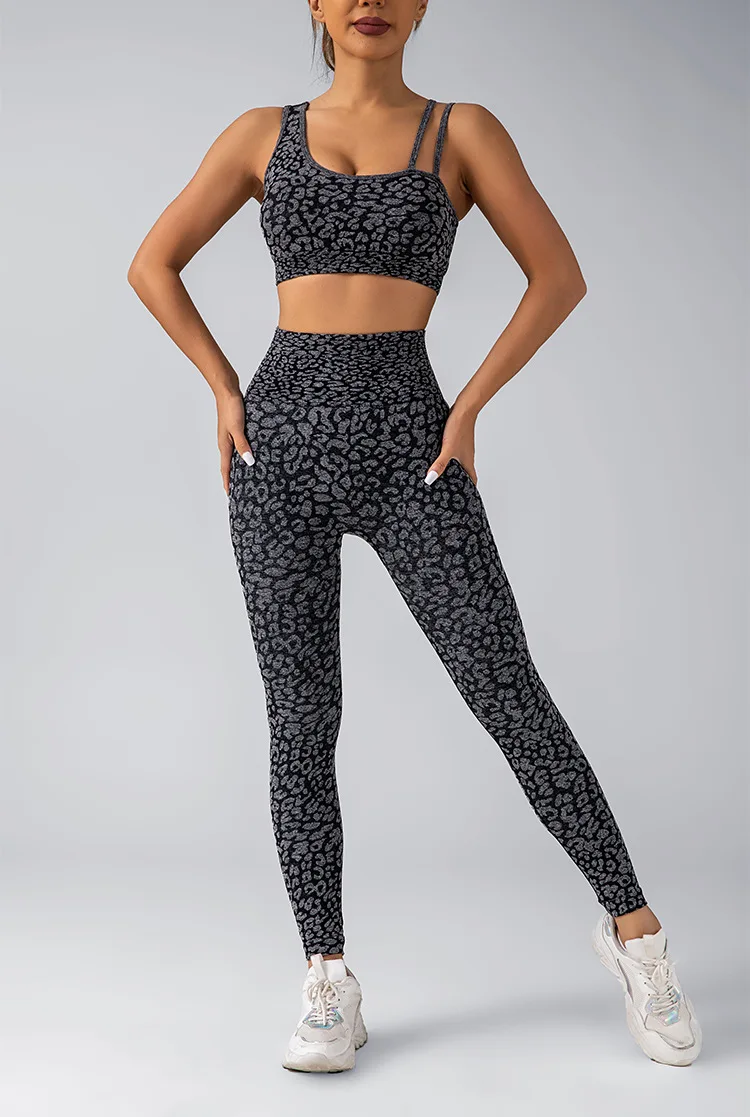 Yoga Set Leggings And Tops Fitness Sports Suits Gym Clothing Yoga Bra Seamless Leggings Running Women Tops Pants,yoga set,sports set,gym workout set,sportswear set,fitness set,sports bra set,yoga pants set