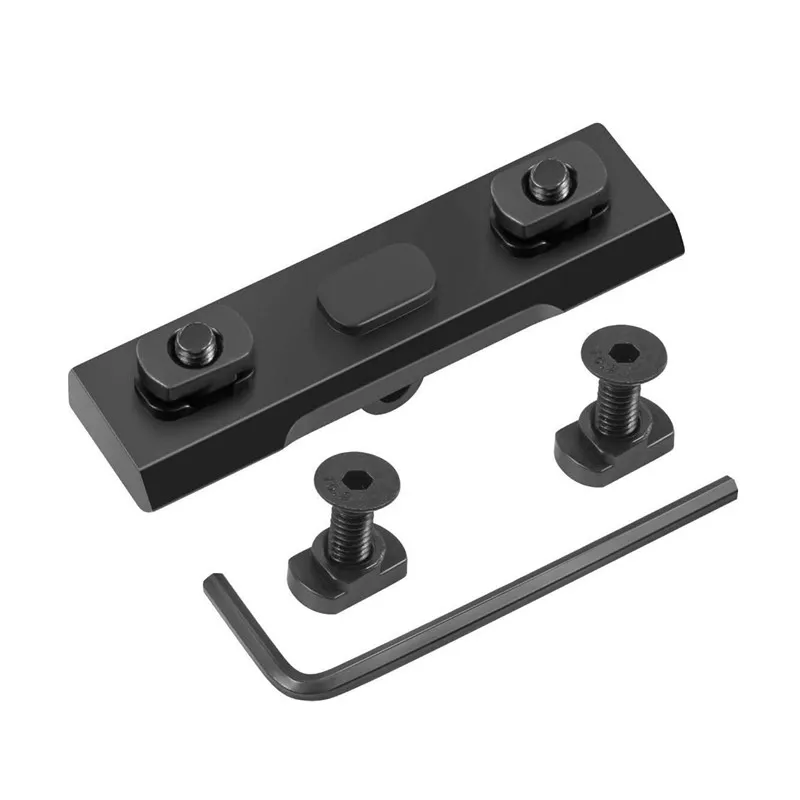 Фото Тактический MLOK Keymod Bipod, адаптер для защиты рук, низкопрофильный аксессуар для винтовки AR15, Bipods Picatinny Rail №2