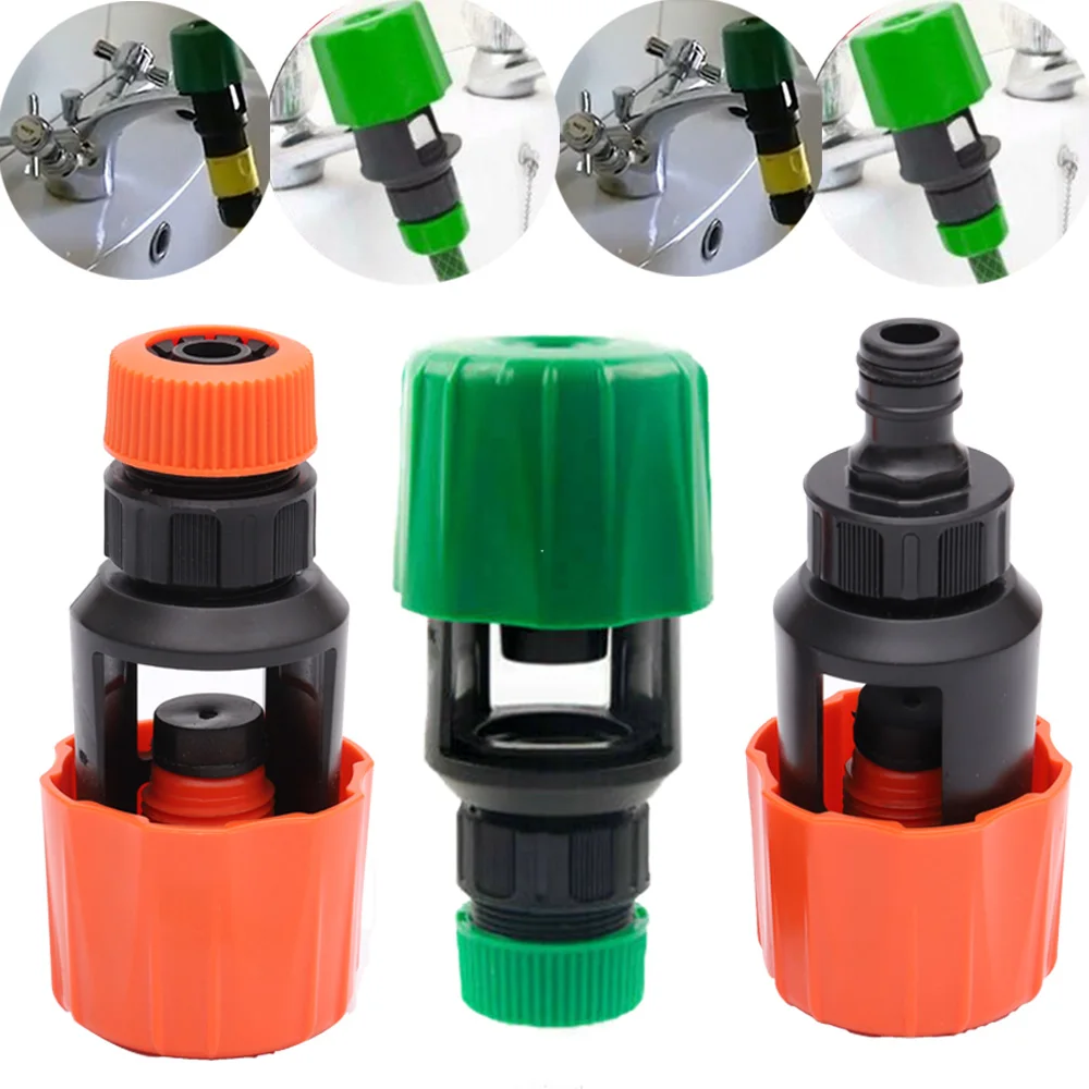 Faucet Universal Hose Connector Kitchen Quick Coupling Garden Watering Irrigation Water Pipe Adapter Reusable Connecting Pieces