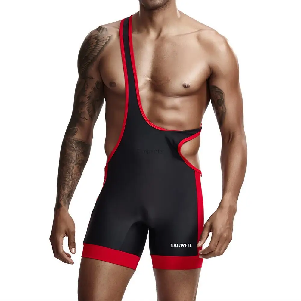 35Mens Undershirts Slim Bodysuit Shaper Wrestling Singlets Jumpsuits Sexy Underwear Bodywear Sports Bodybuilding Singlets Onesie