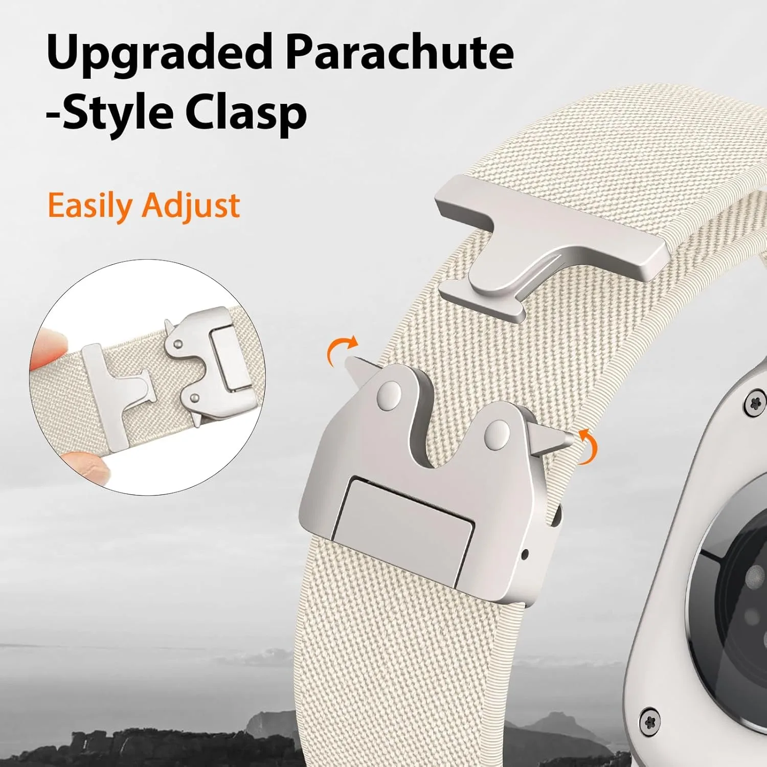 Braided Parachute Strap Bracelet