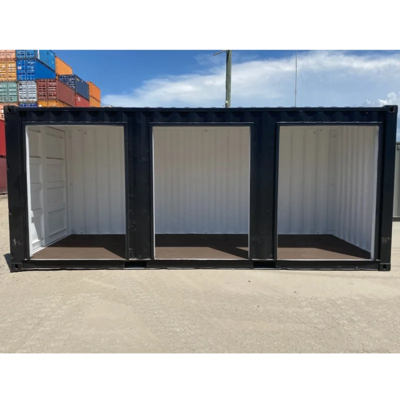 Stahlrahmen 20ft 40ft Vorgefertigtes Modulares Tragbares Bewegliches Container-Lagerhaus Garage Zum Verkauf