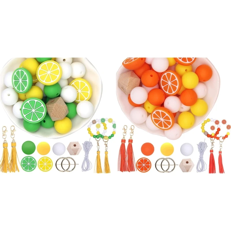 

Candy Color Silicone Beads for Baby Jewelry Making DIY Bracelet Loose Bead Infant Teething Bracelet Necklace Accessories