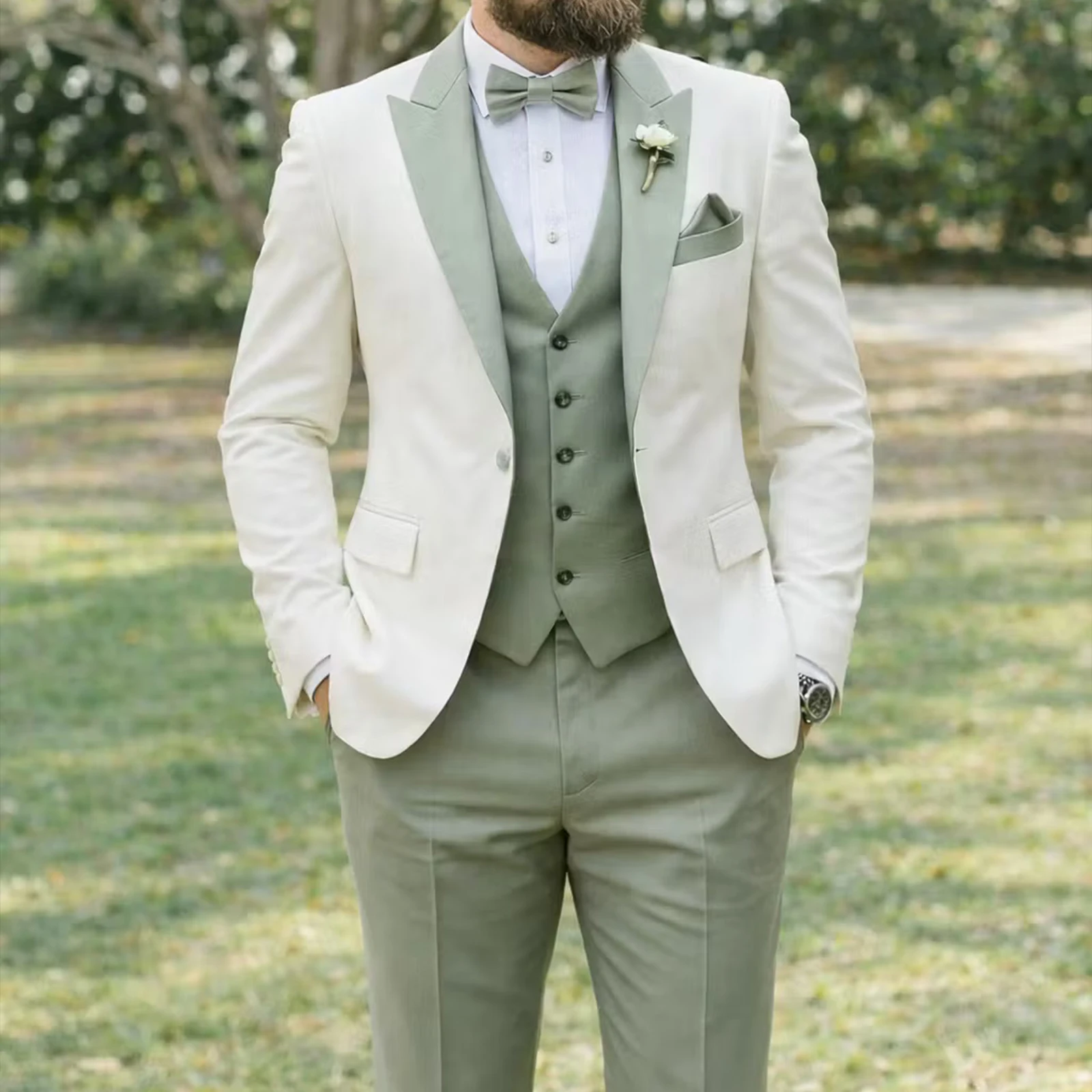 Costume formel 3 pièces pour homme