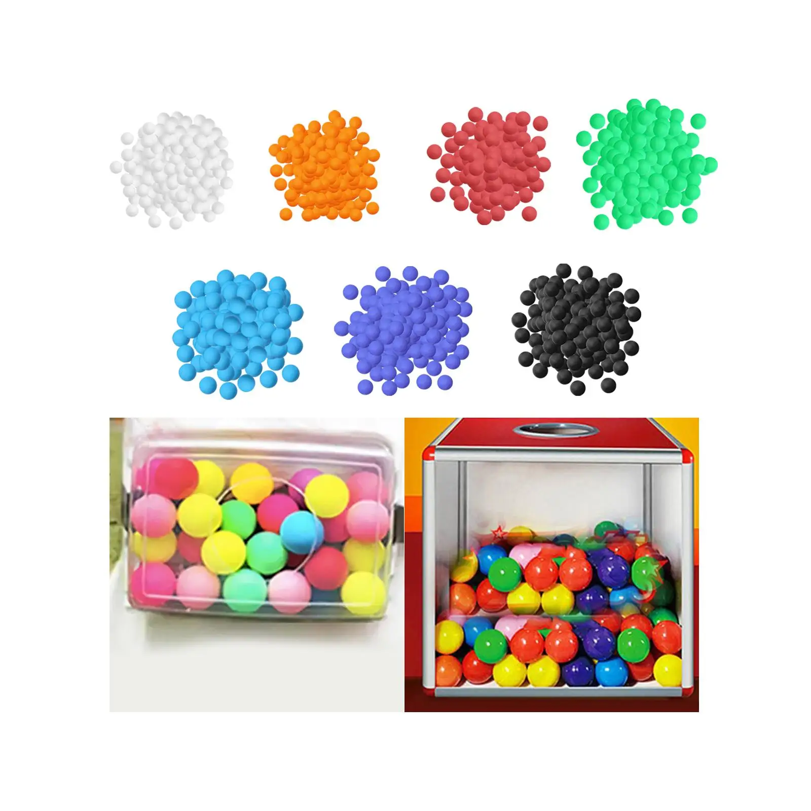 150Pcs Entertainment Table Tennis Balls Ping Pong Balls for Party Decor Arts and Craft Pool Games Carnival Competitive Games