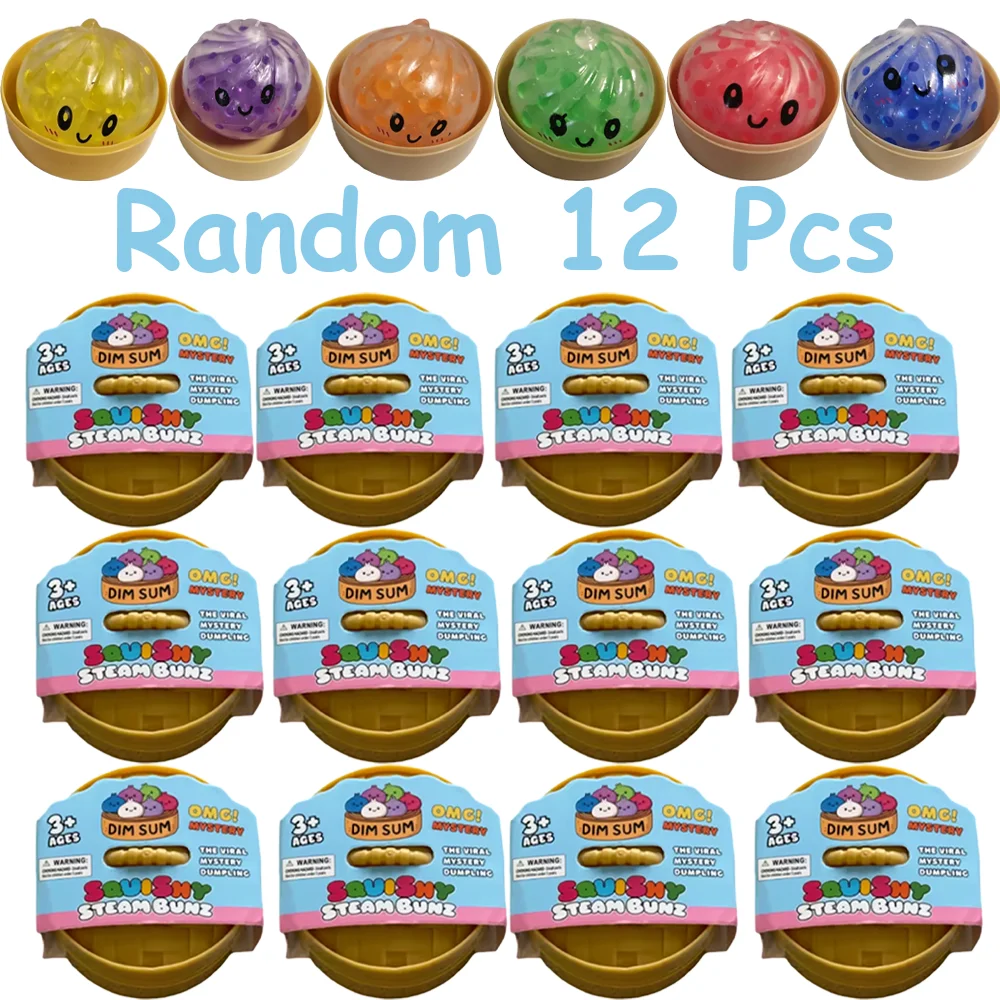 Dumpling Squishies Toy - Slow Rising Stress Relief and Anti-Anxiety Fidget Gift