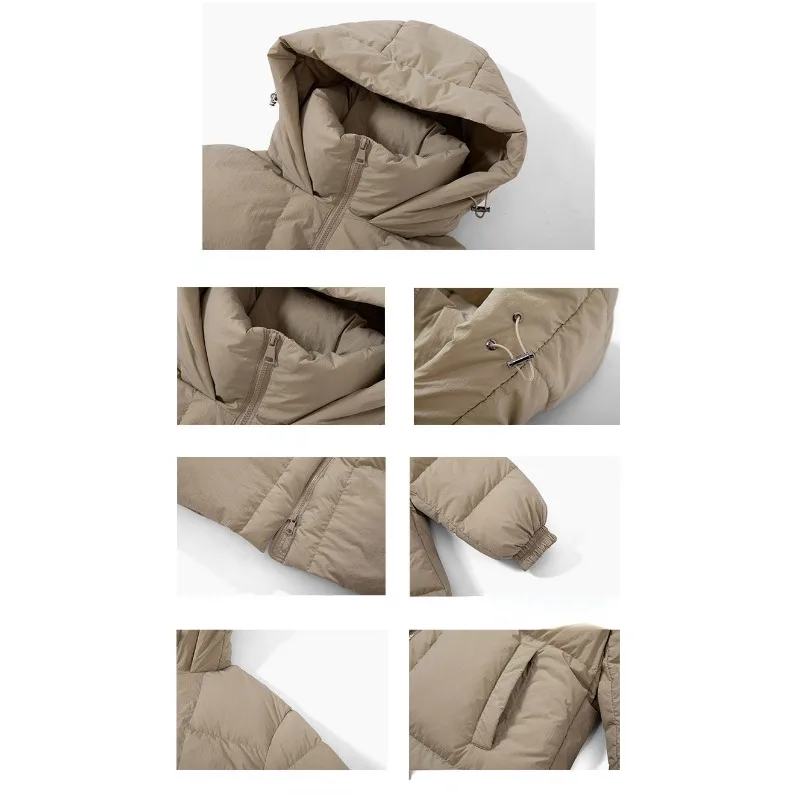 2023 New Women Down Jacket Winter Coat Female Extended Version Parkas Loose Thick Warm Outwear Hooded Leisure Time Overcoat