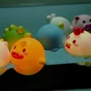 LED Light Up Toys Baby Cute Animals Bath Toy Swimming Water Soft Rubber Float Induction Luminous Duck for Kids Play Funny Gifts 5