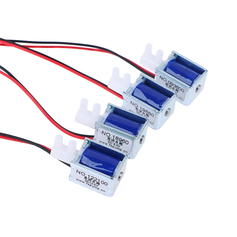 

DC 4.5V 6V 12V 24V Normally Closed N/C Water Flow Control For Massager Solenoid Valve Micro Air Water Electric Solenoid Valve