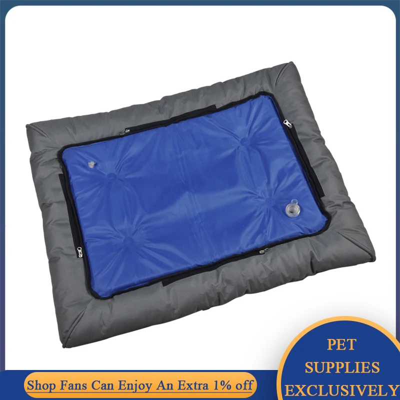 

100x80cm Pet Dog Cooling Mat Summer Ice Cushion Filling Water Pad for Small Medium Large Dog Cat Calming Bed Puppy Blanket Couch