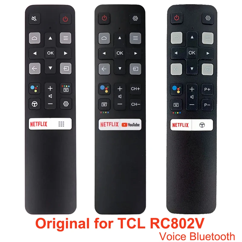 Новый оригинальный голосовой пульт дистанционного управления RC802V FNR1 FUR6 FMR1 для TCL Android Smart TV Universal