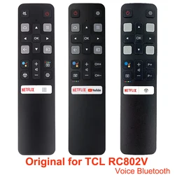New Original Voice Remote Control RC802V FNR1 FUR6 FMR1 For TCL Android Smart TV Universal
