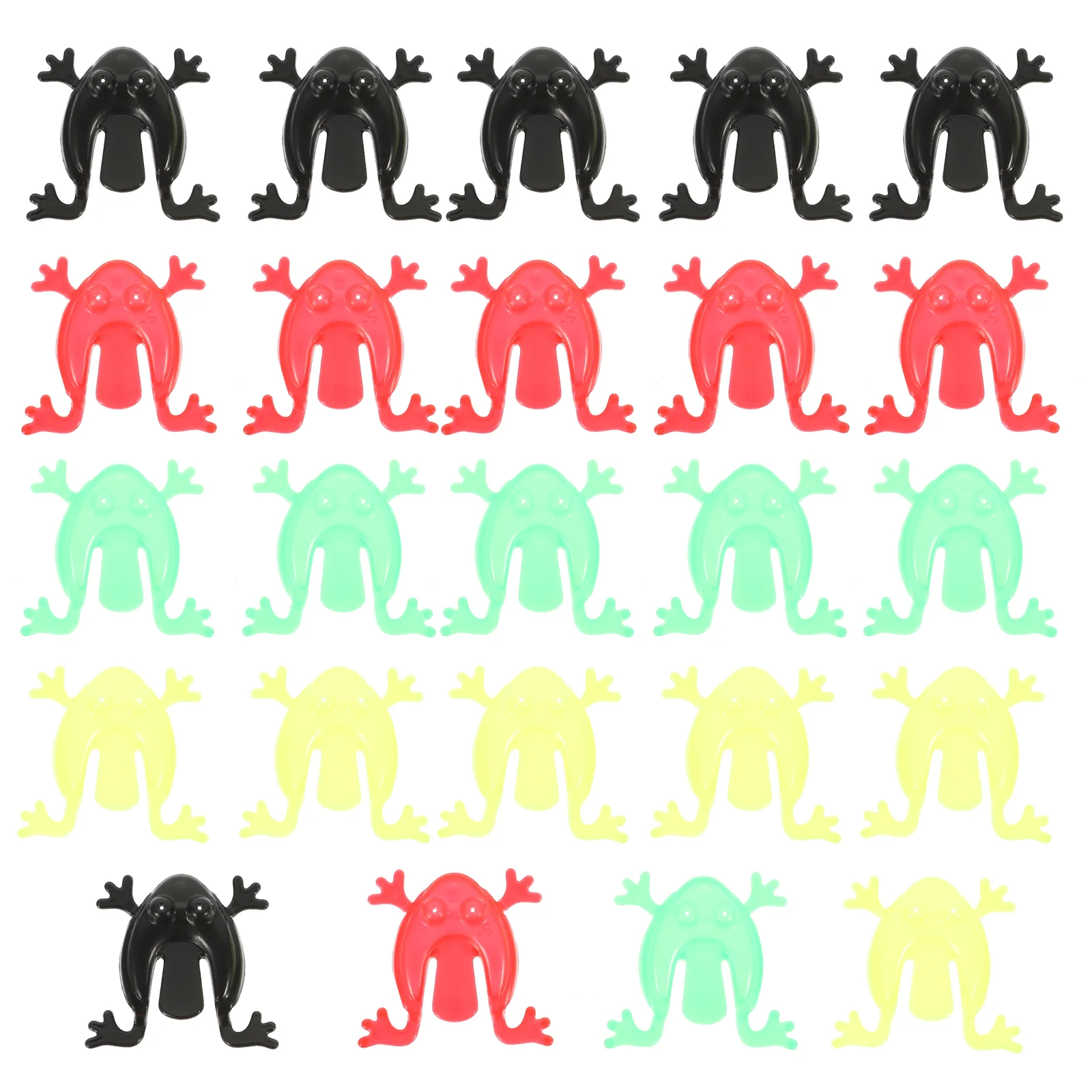 

50 Pcs Plastic Bouncing Frog Animal Toys Children’s Cartoon Jumping Frogs Puzzle