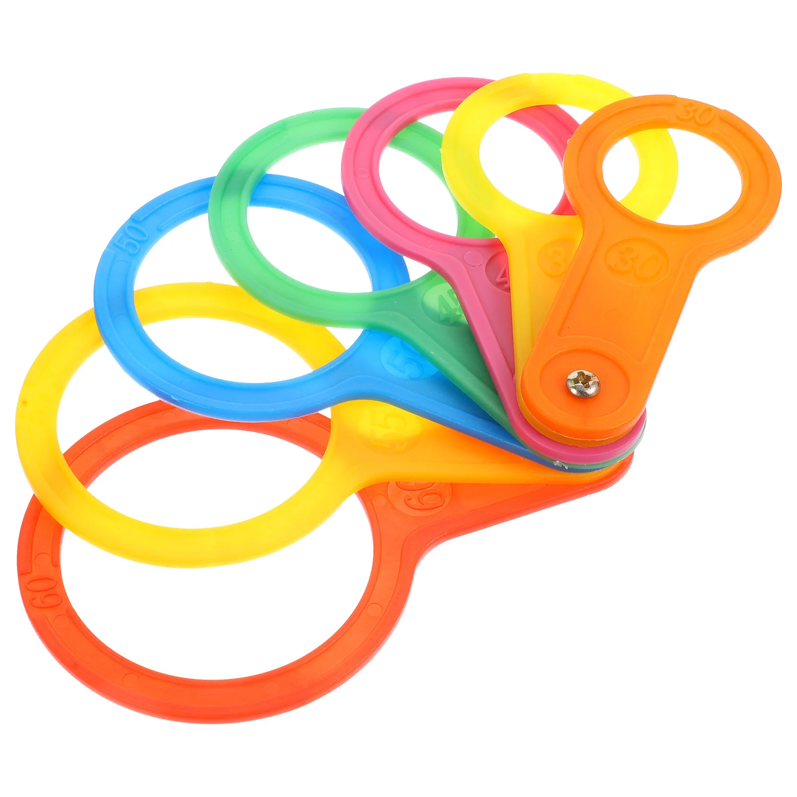 

Wo Fruit Measuring Ruler Fruits Measurement Tool Plastic Diameter Gauge Lap