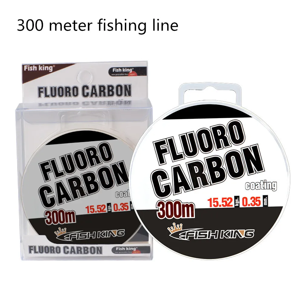 Full tank fluorocarbon fishing line 300m 0.30mm-0.50mm 100% monofilament fishing line Japanese carbon fiber outdoor accessories