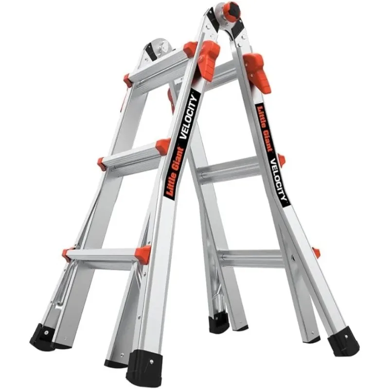 

Little Giant Ladder Systems, Velocity, M13, 13 Ft, Multi-Position Ladder, Aluminum, Type 1A, 300 lbs Weight Rating, (15413-001)