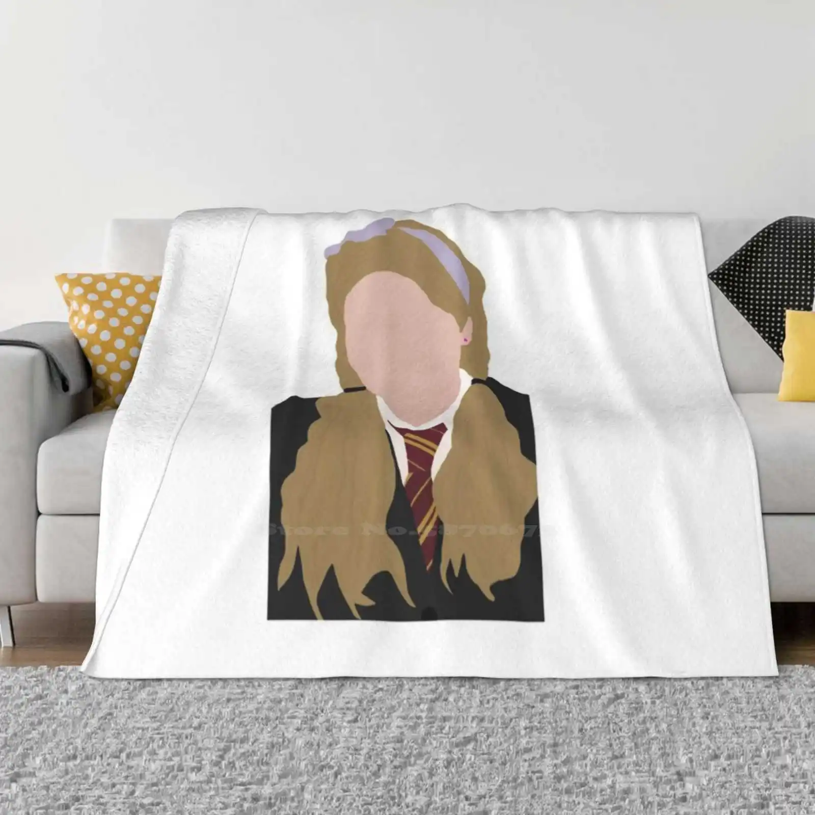 Lavanda Marrone Moda Morbida Coperta Calda Lavanda Marrone Hp Ron Weasley Hermione Granger