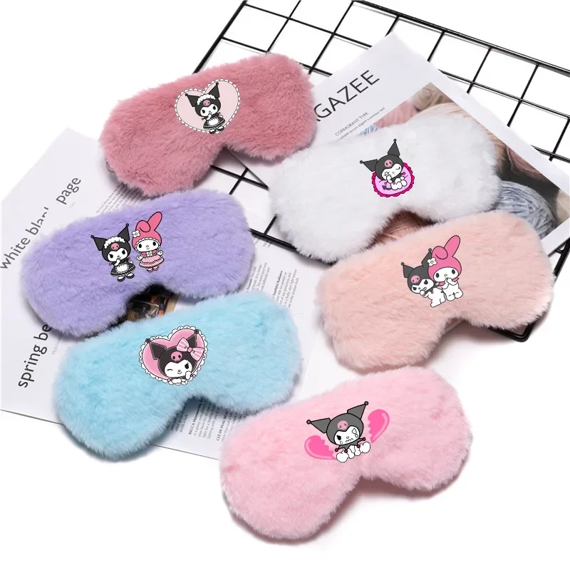 

Sanrio Kuromi Kids Cartoon Casual Eyeshade Disney Children Anime Fashion Eye Patch Boy Girl Cute Printed Eyepatch Accessories
