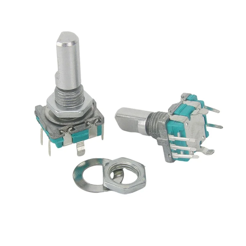 20 Position 360 Degree Rotary Encoder EC11 5Pin Long 15/20MM with Push Button Switch 5PCS/LOT