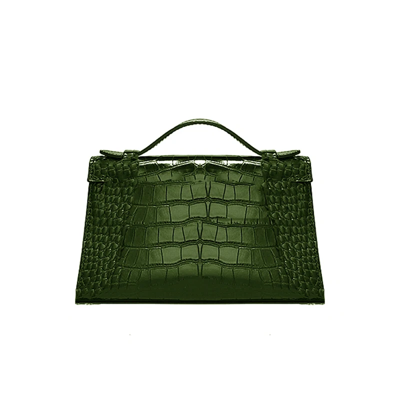 

NIGO Crocodile Textured Leather Clutch Bag Bags #nigo57992
