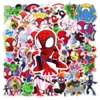 50PCS New Spider Man Amazing Friends Sticker DIY Guitar Laptop Luggage Skateboard Graffiti Decals Fun for Kid 3