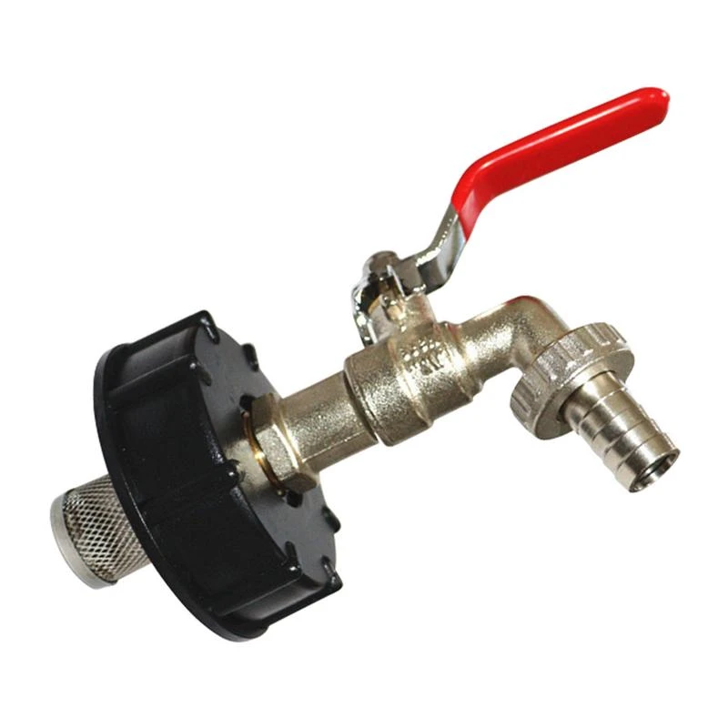 Brass Drain Adapter 1/2 inch IBC Tote Tank Adapter Faucets Coarse