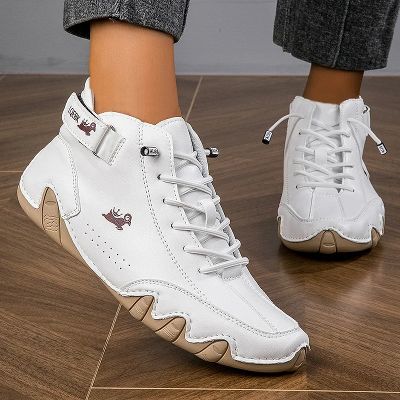 Men's Boots New Fashion Luxury Work Boots Outdoor Platform Low Cut Men's Comfortable Sneakers Casual Original Man Sneakers Deals - 3