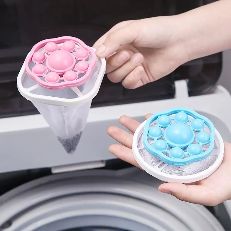 3 Pack Hair Filter Bag Pet Hair Remover Laundry Dryer Balls Reusable Washing Machine Hair Catcher Dog Cat Catcher Lint Remover