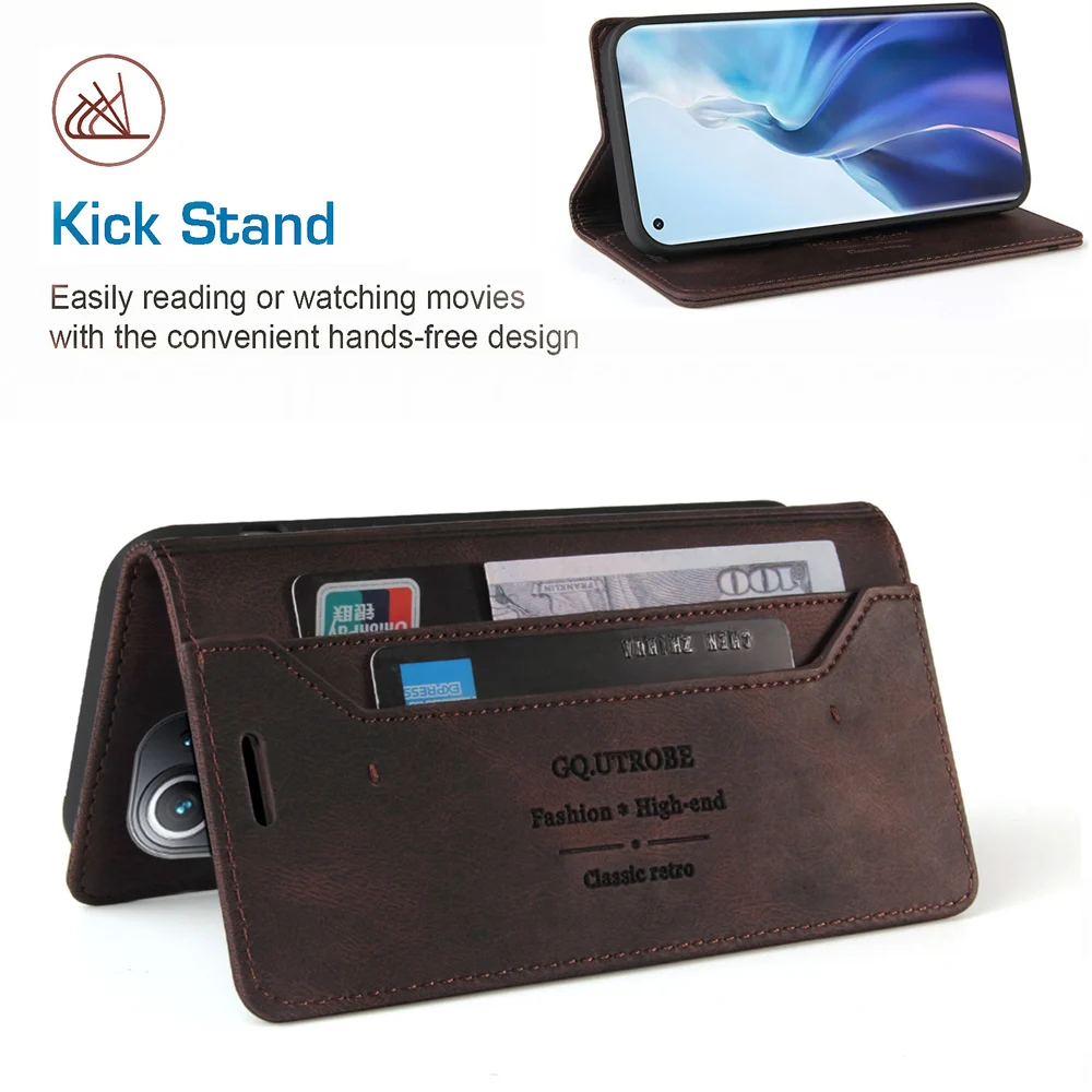 Phone Case Leather Wallet Cover for XiaoMi RedMi Note 13 5G 12 10 11 12S 11S 10S 9S 9 8 7 Pro Plus 13C 12C 4G