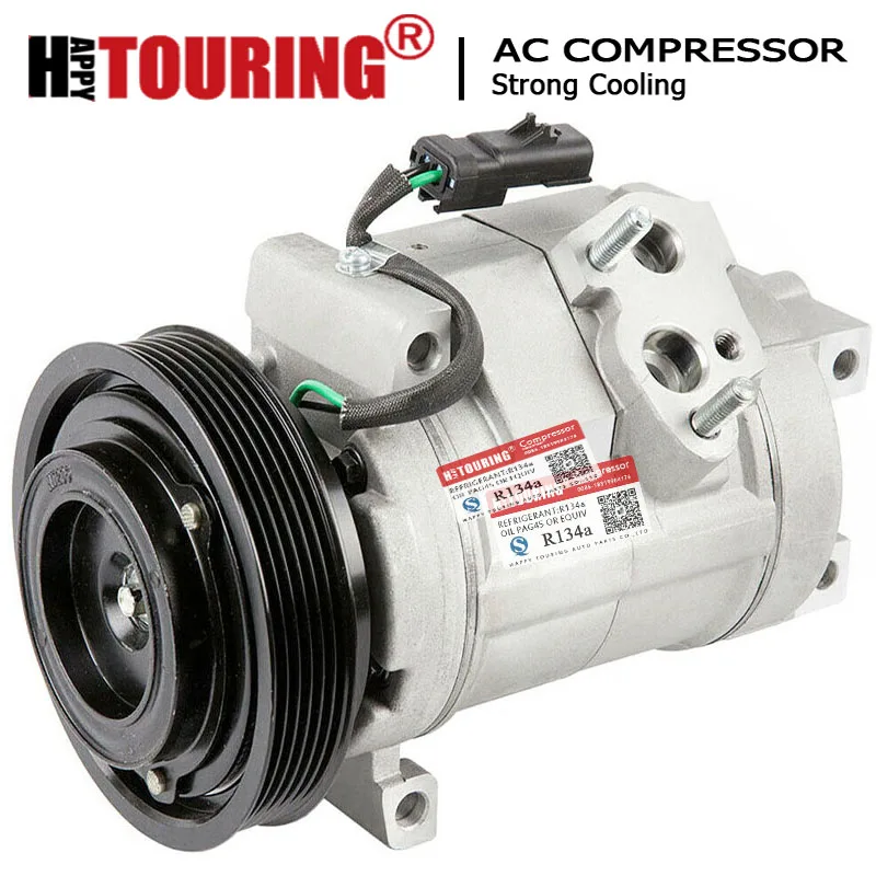 

10S17C A/C AC Compressor for Chrysler Pacifica 5005496AD 447220-4683 20-11276 5005496A 5005496AF 5005496AG 5103433AA 05005496AF