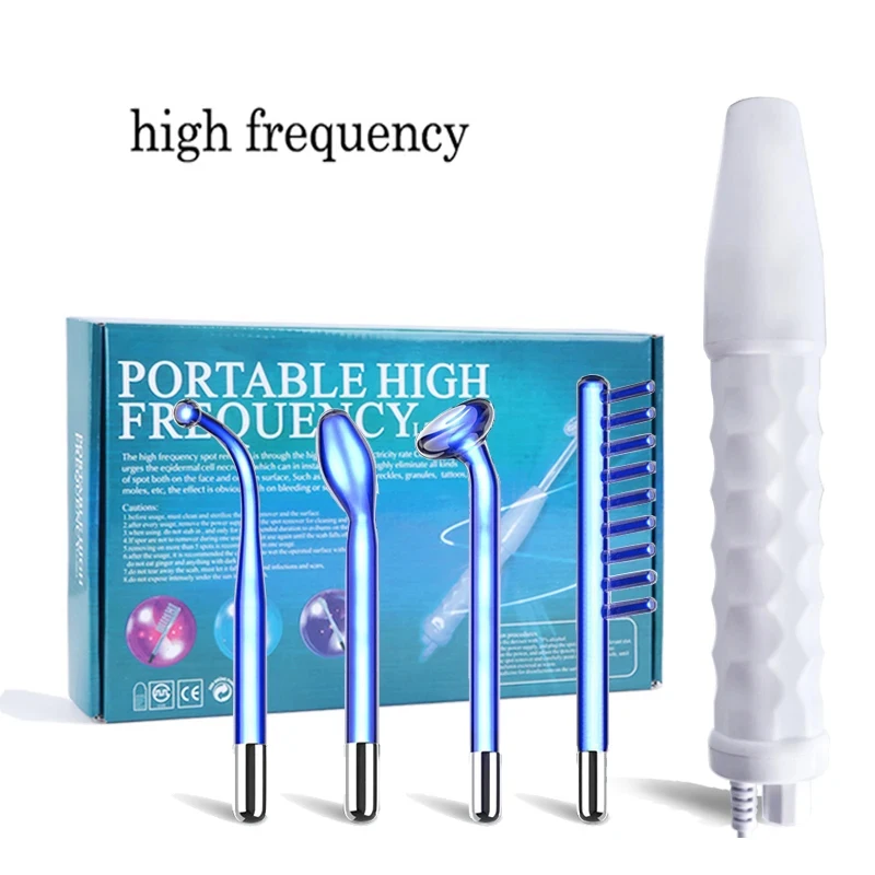 High Frequency Facial Machine Argon Neon Gas Comprehensive Acne Remover inflammation Face Remove Wrinkles High Frequency Wand