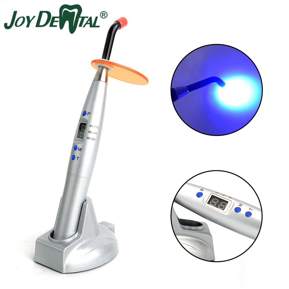 LED Dental Photopolymerizer Cordless Curing Lamp 5W≥1200mw/c㎡ Blue ray