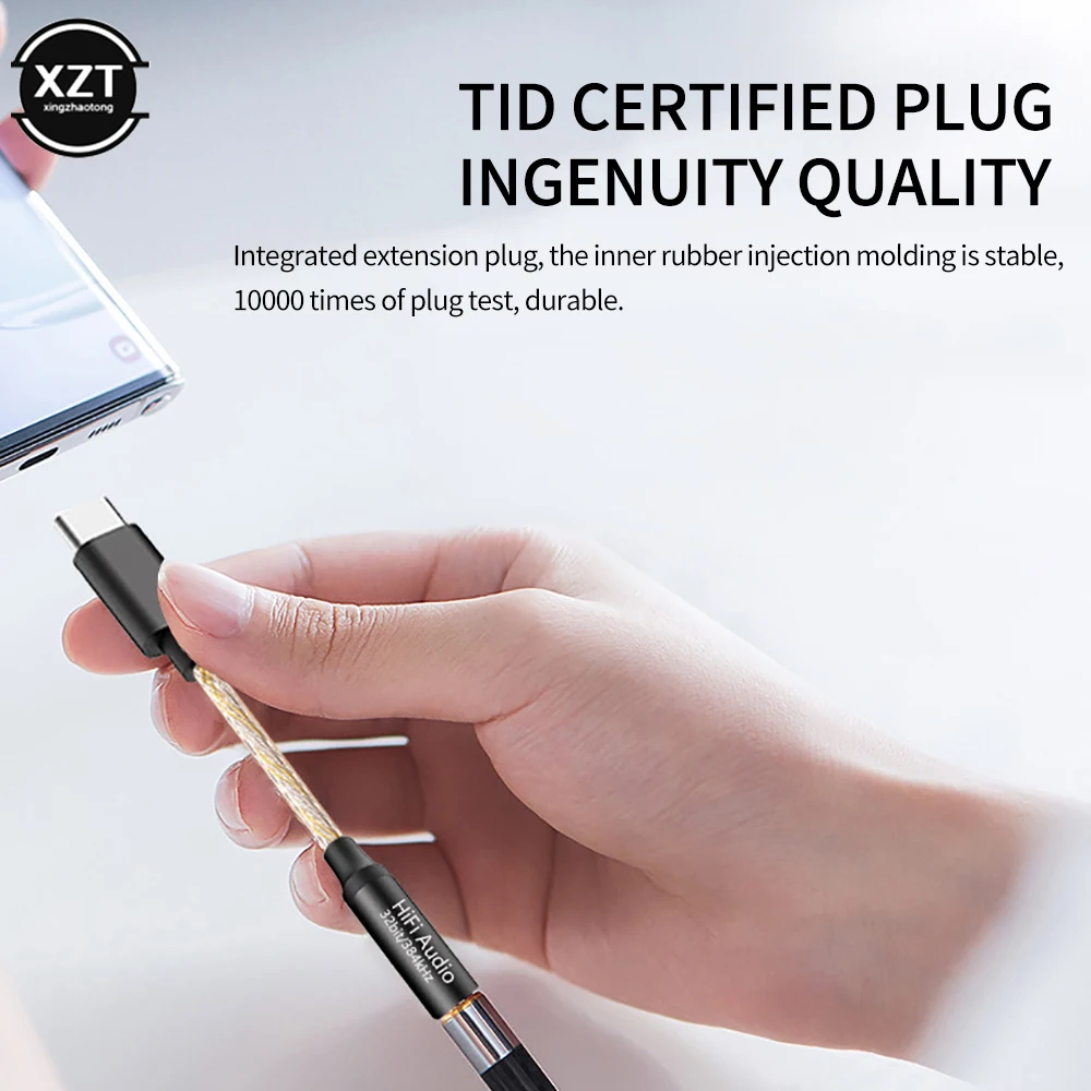 Convertidor de Audio Digital para MacBook CX31993, compatible con  USB tipo C, DAC a conector de 3,5mm, 16-32ohm, 32b/384kHz