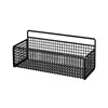 Wall Mounted Metal Wire Storage Organizer Baskets, Rectangular Display Hanging Basket, Countertop Bathroom Accessories Holder 6