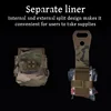 Outdoor multifunctional waist bag MOLLE first aid kit portable survival kit accessory bag camouflage training kit 3