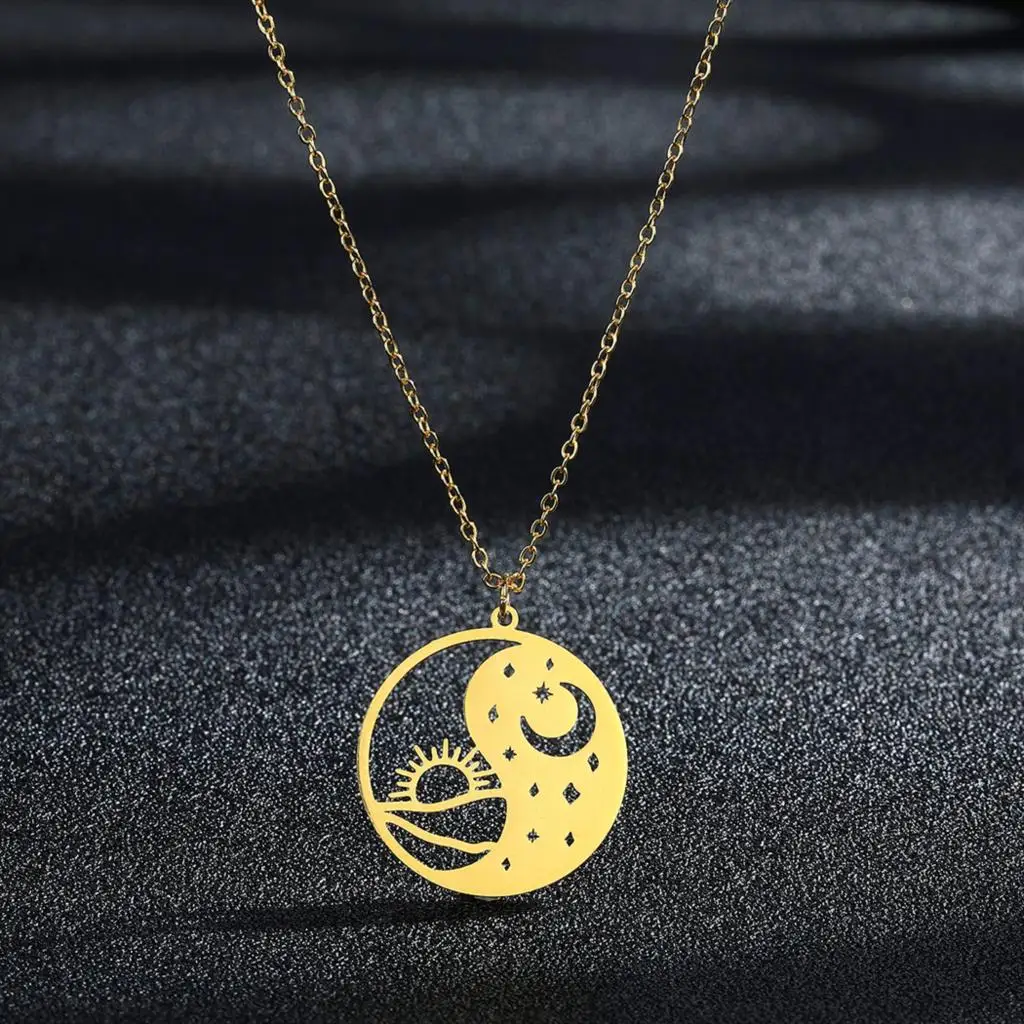 Collana con Ciondolo con Mappa Bandiera del Marocco - Fascino con Mappa Colorata di Cravatte con Contorno Africano, per Donne Uomini Ragazza Catena Clavicola Souvenir Gioielli Pa