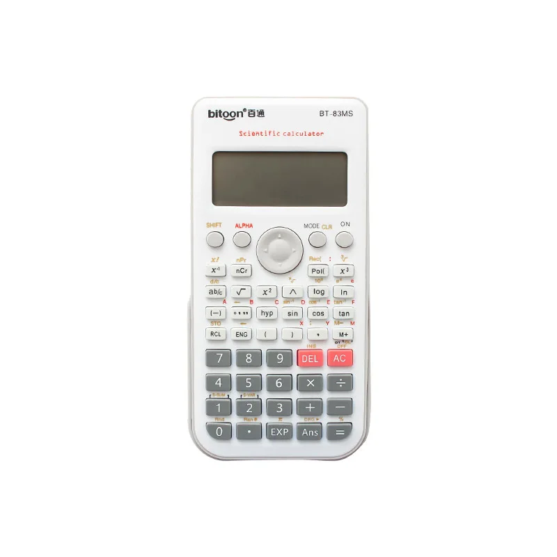 

BMAD Classic Slide Calculator Student Exam Office Calculator Scientific Function Portable Multi-function Large-screen Calculator