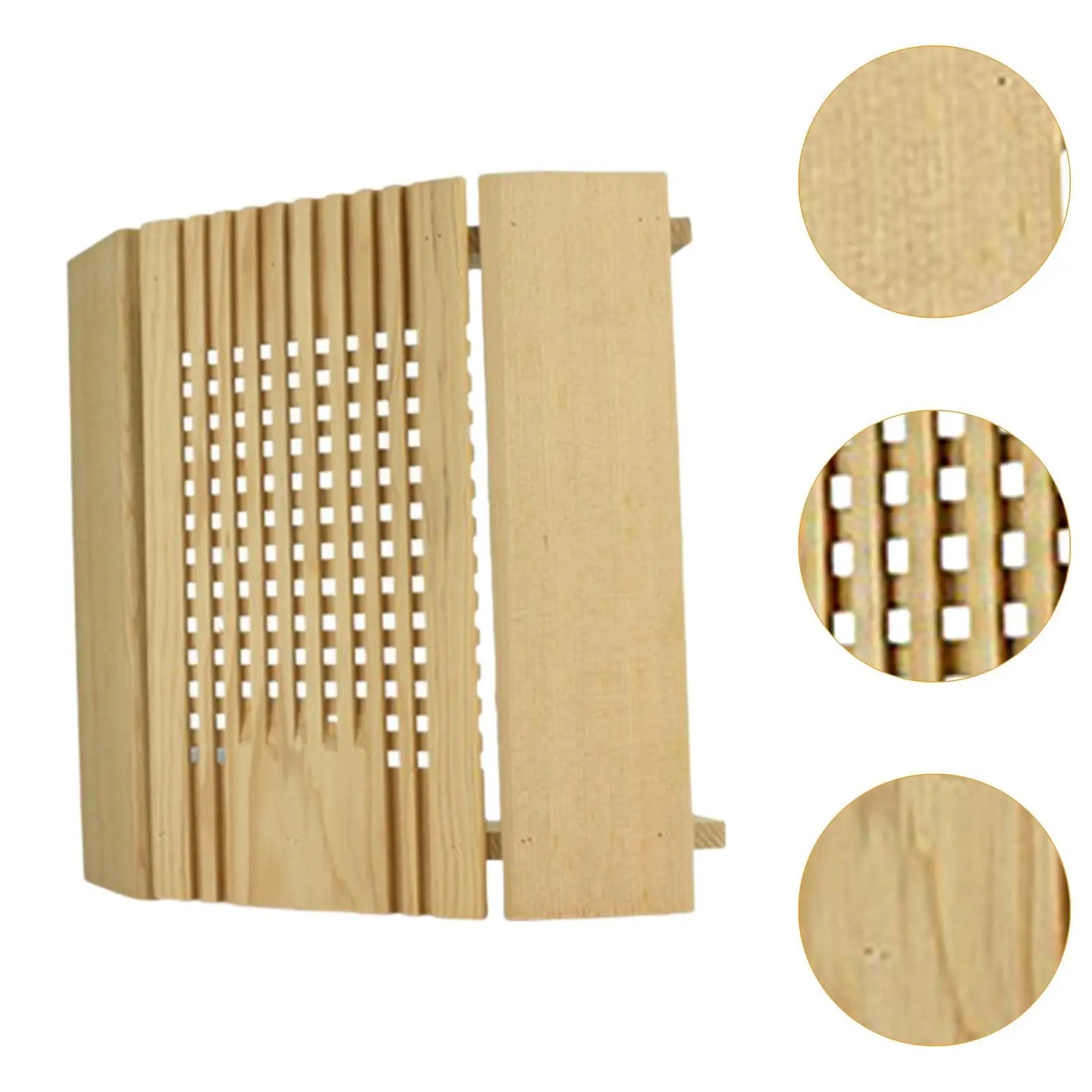 Wooden Lamp Shade for Sauna Room - Easy Assembly and Rustic Charm Wooden Lamp Shade for Sauna Room - Easy Assembly and Rustic Charm
