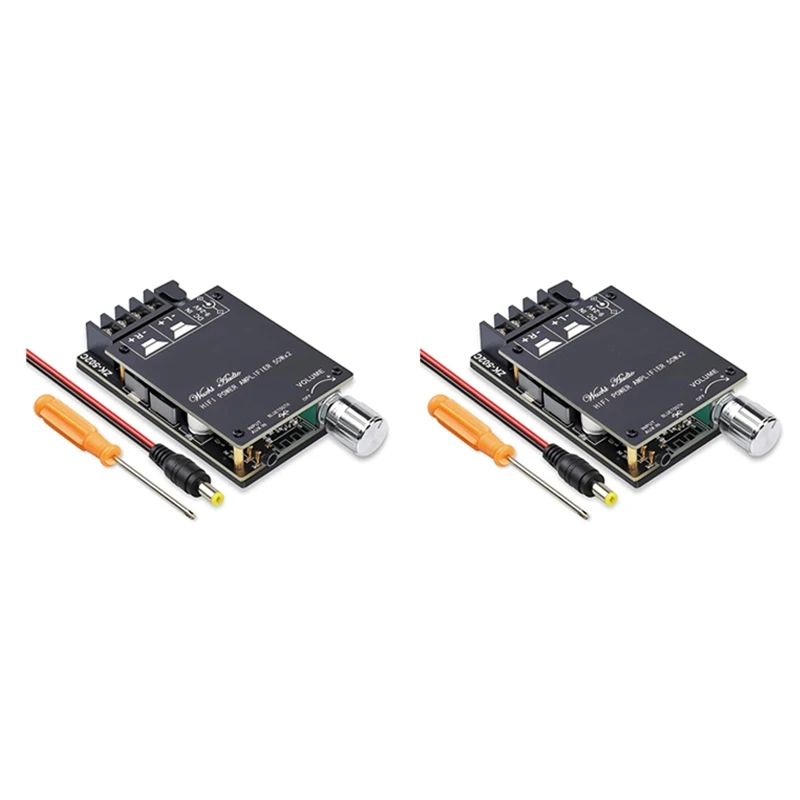 

Модуль платы MOOL 2X Bluetooth для усилителя 3,5 мм AUX + Bluetooth 5,0 Amp 2 канала 50 Вт + 50 Вт TPA3116D2 чип-плата (502C)