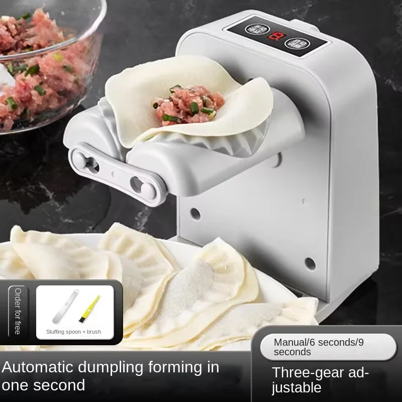 Dumpling Maker Tool Automatic Small Electric Dumpling Machine Making Dumplings Utensils Pressing Dumpling Skin Kneading Dumplings